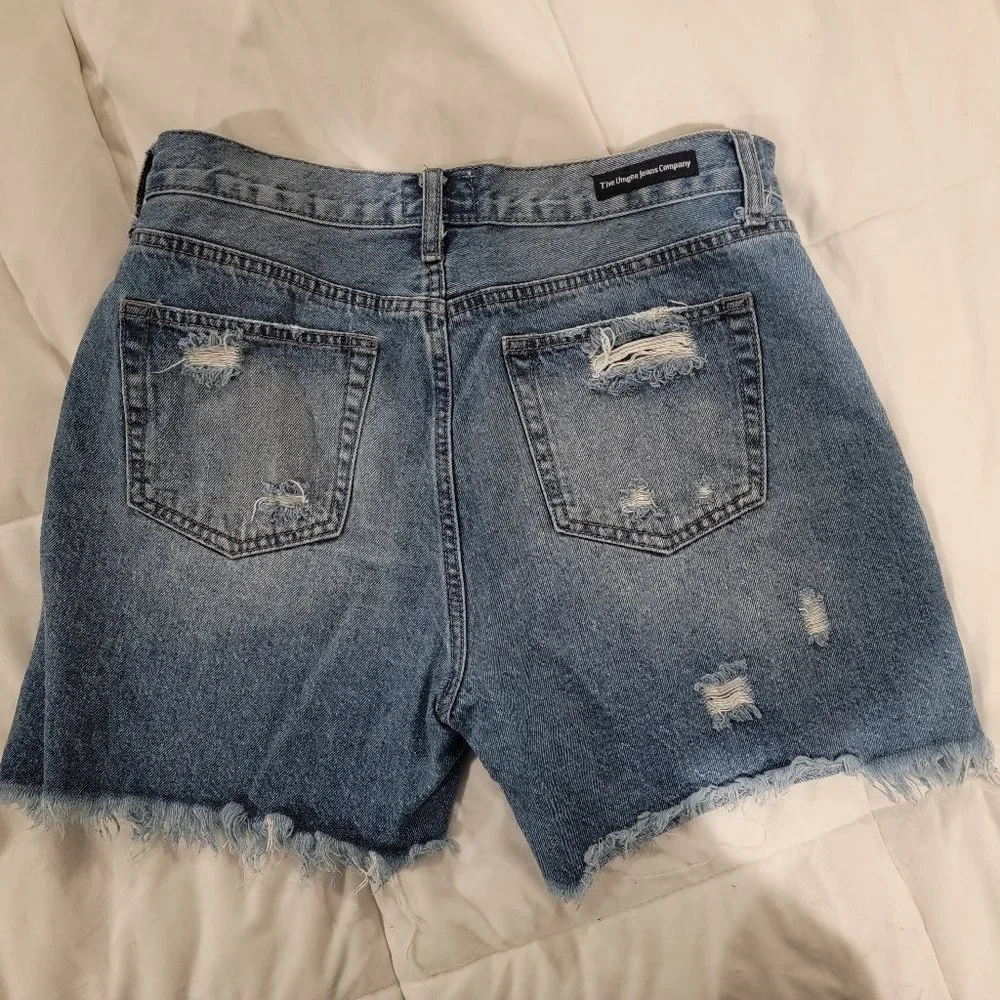Denim shorts high waisted - Picture 2 of 2